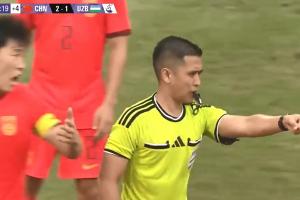 U23国足2-2遭乌兹别克扳平！VAR介入，改判入球有效